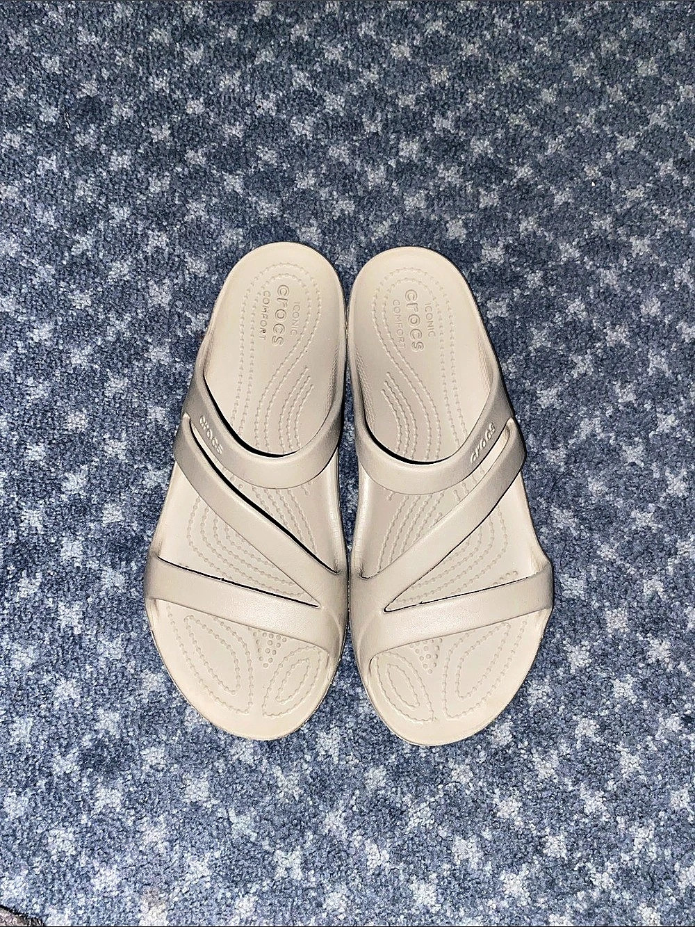Crocs Kadee II Women's White Sandals Like New